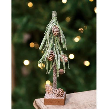 Glittered Pinecone Tree 8